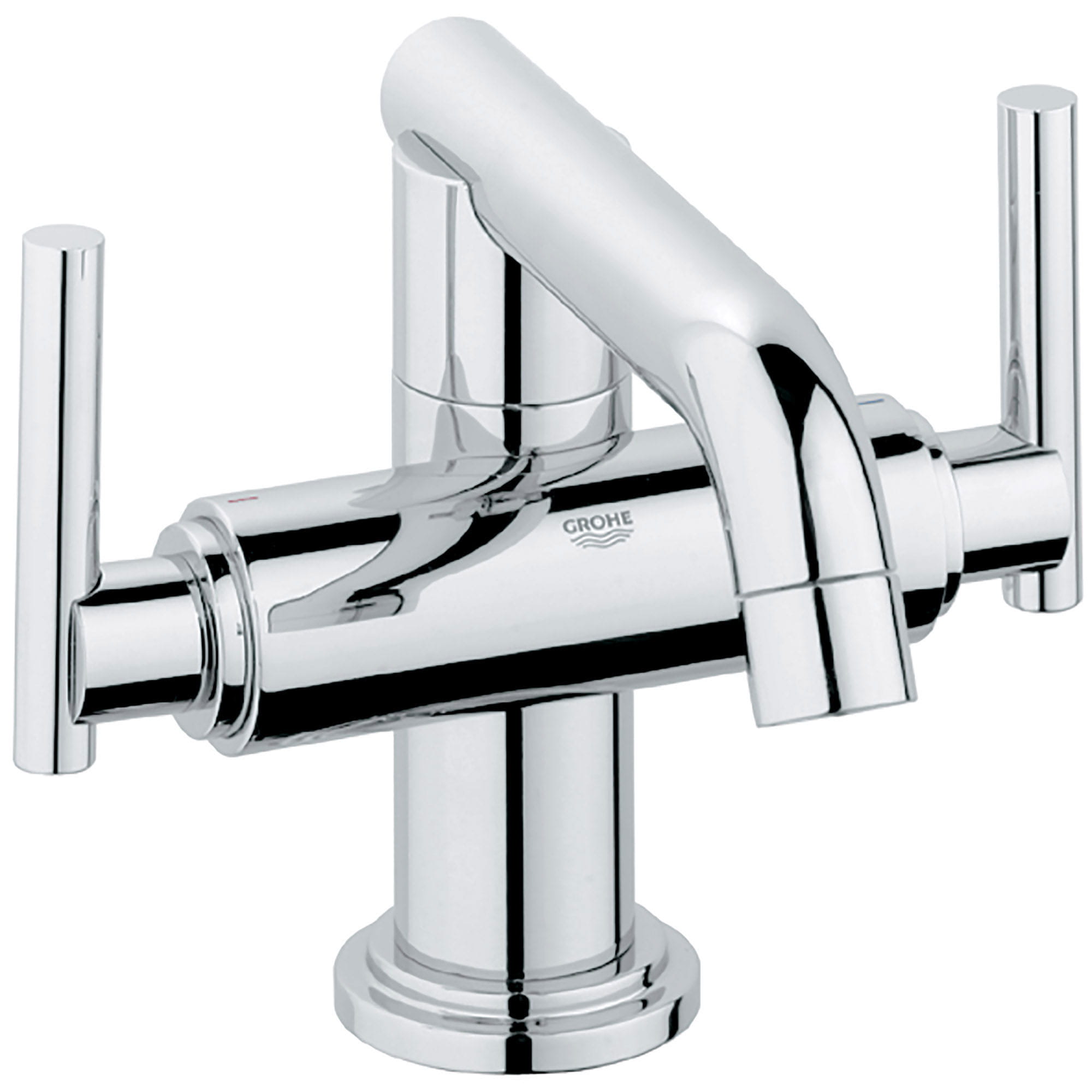 Single Hole 2 Handle M Size Bathroom Faucet 12 Gpm 2523